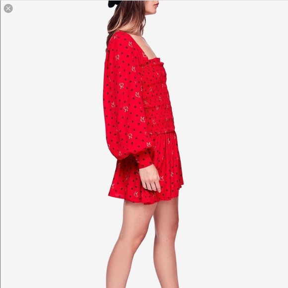 FREE PEOPLE RUBY  COMBO MINI DRESS - Picture 4 of 8